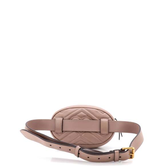 Gg Marmont Belt Bag Matelasse Leather #194520G58B - Picture 3 of 7